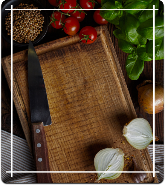 Cutting board Backdrop
